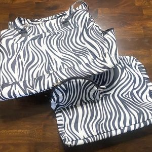 Travel Trend Zebra Carry-on Bag